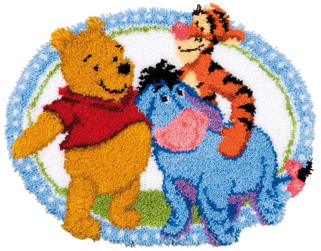 Vervaco PN-0146210 Knüpfteppich DISNEY POOH AND FRIENDS