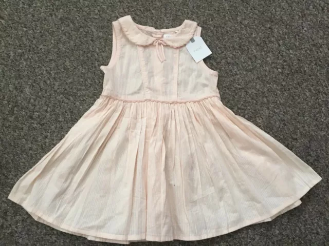 Next robe à col rose bébé fille 1,5-2 ans neuve avec étiquettes magnifique