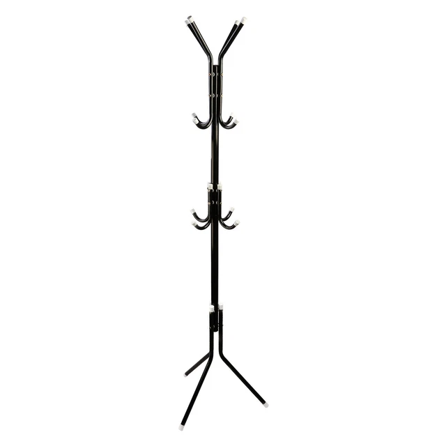 12 Hooks Coat Rack Organizer Free-Standing Entryway Hall Tree for Coats, Hats
