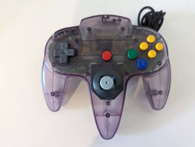 Nintendo 64 / N64 ORIGINAL Controller GamePad Clear Purple