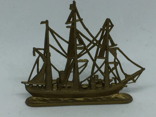 Figurine Ancienne Mokarex Pub N°14 Bateau - Collection Vintage, Bon état