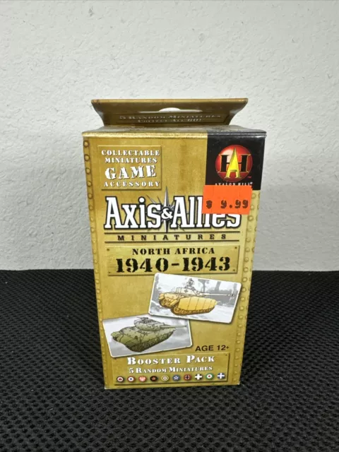 A&A NORTH AFRICA BOOSTER PACK sealed packs of 5 Axis & Allies minatures