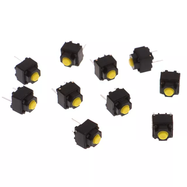 10pcs Mute Button 6*6*7.3mm Silent Switch Micro Mouse Button SwitchS..b