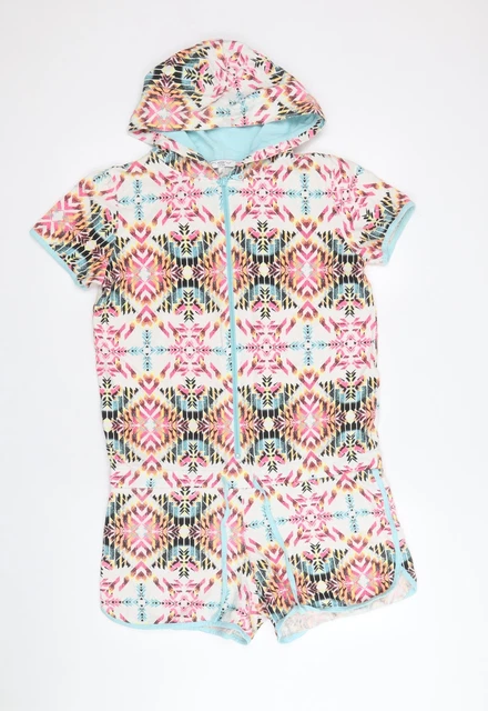 Tuta da donna multicolore geometrica 100% cotone New Look taglia M Zi