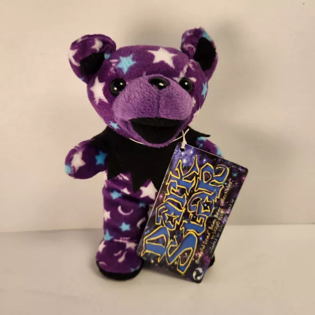 Grateful Dead Bean Bear Collectibles Dark Star Liquid Blue 7" Plush with Tag