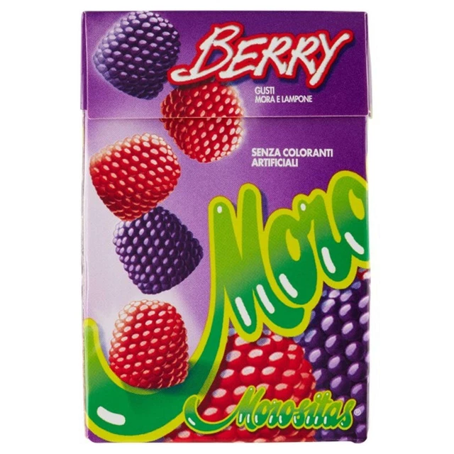 Bonbons Morositas Berry Myrtille et Framboise 8 Trousse sans Gluten