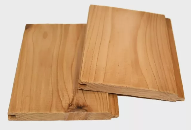 SAMPLE - Quality British Western Red Cedar Cladding - TGV Tongue And Groove