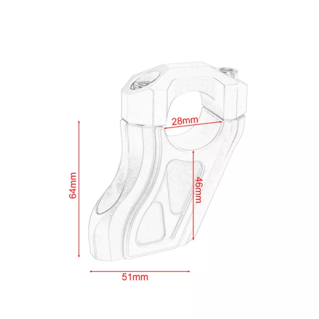 Lenker Riser Handle Bar Clamp Extend Adapter Kit Für BMW R NINE Urban GS 17-19 2
