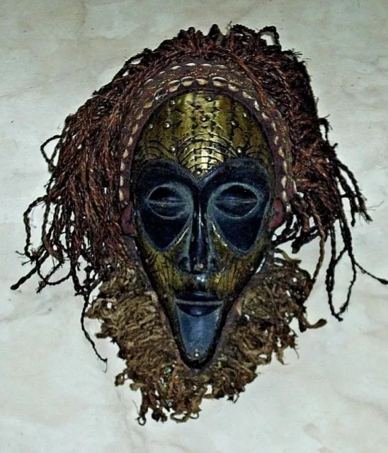 Sehr schöne original Chokwe Maske, Angola Congo, ca. 40 x 30 cm