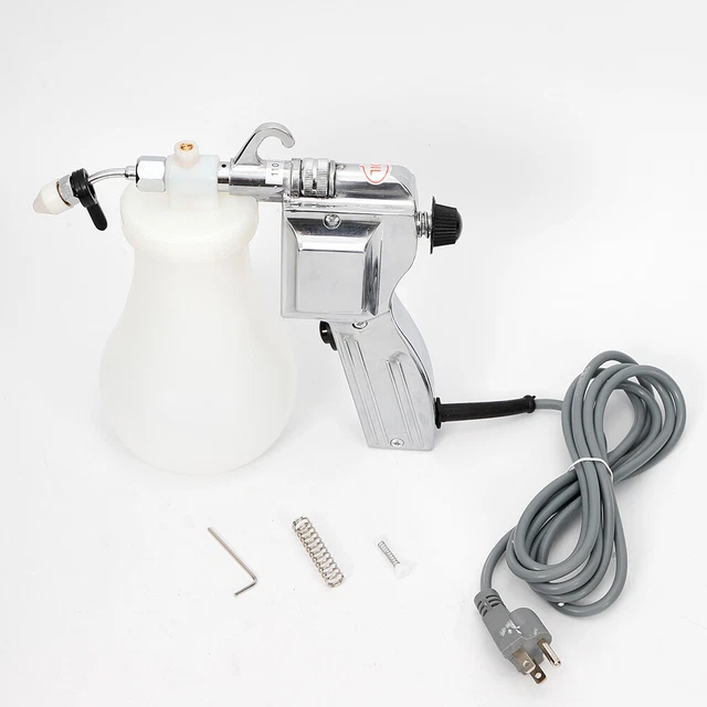 110V ELECTRIC TEXTILE Spot Cleaning Spray Gun Nozzle Pressure