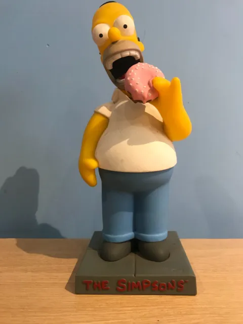 Homer Simpson Eating Donut Bobble Head 1999 Rare