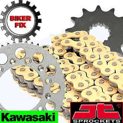FITS Kawasaki  EX250R Ninja 250 R 2008-2012 GOLD HDR Chain and Sprocket Set Kit
