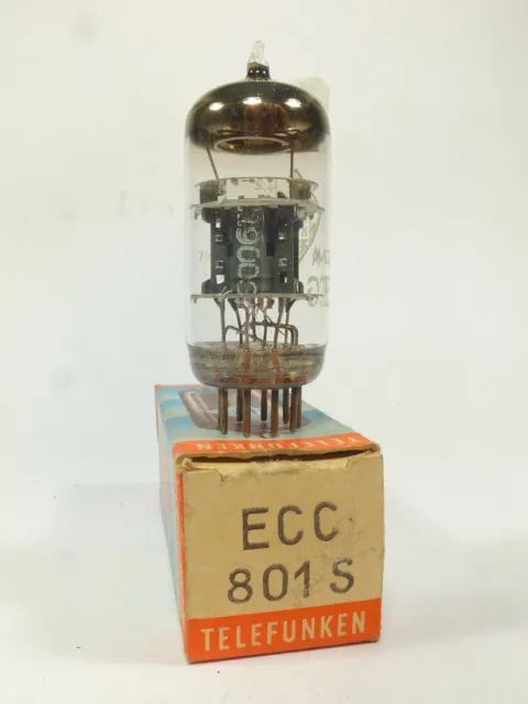 one NOS & NIB TFK  ECC801S Telefunken ECC81 12AT7 diamond    base tested tube 2