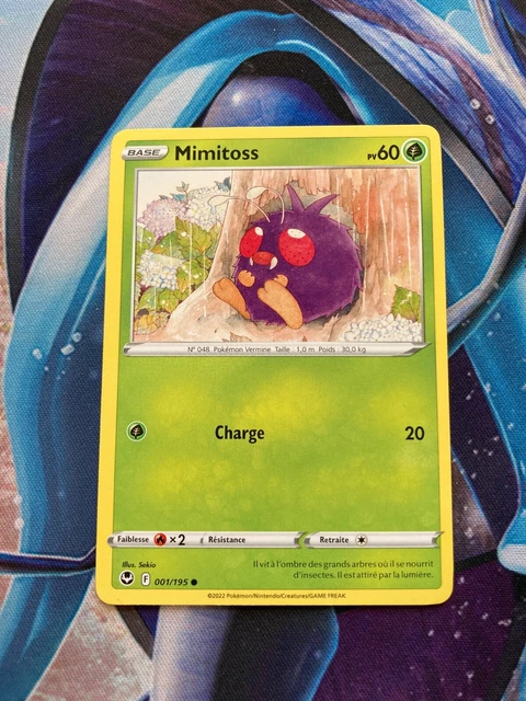 Carte Pokémon Mimitoss 001/195 - EB12 Tempête Argentée