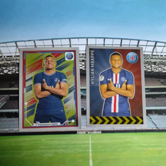 Panini Foot 2019-2020 2023 France Kylian MBAPPE Stickers Lot #386 #361 Star PSG
