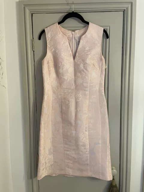 Coast pink emele jacquard sales dress