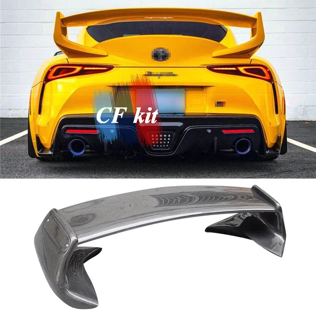 CARBON FIBER REAR Trunk Wing ST Style Spoiler Lip For Toyota Supra A90