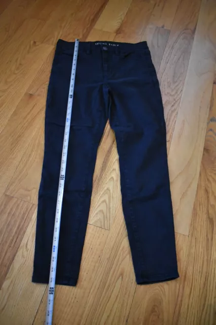 American Eagle Jeans Women's Black Stretch Jegging Size 6 Short