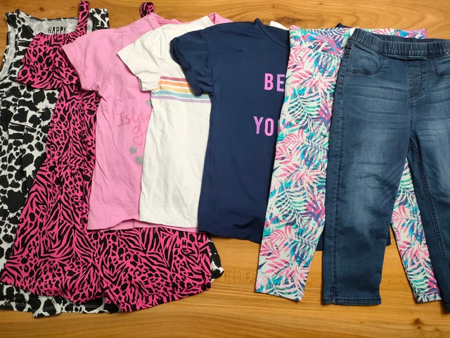 {F850} girls 9-10 years summer dress top leggings bundle F&F H&M Dunnes