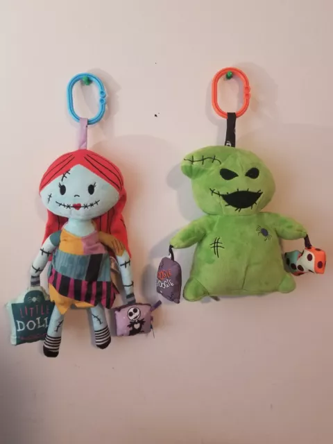 Juguete de peluche de 8"" Disney Baby Oogie Boogie & Sally 12"" NBC juguete de actividad pesadilla