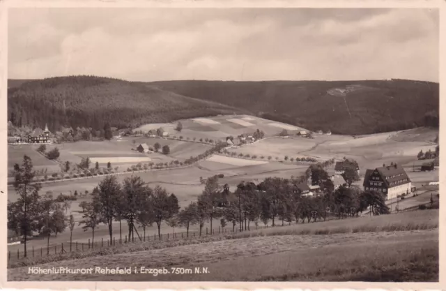 Ansichtskarte Postkarte Rehefeld Grenzbaude Luftkurort Erzgebirge 1935 uralte AK