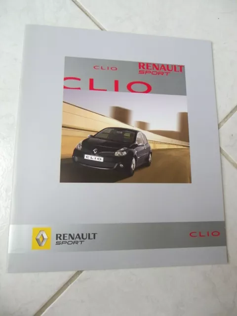 Renault Clio Deporte 2007 Catálogo Folleto Catálogo Comercial Sales Folleto