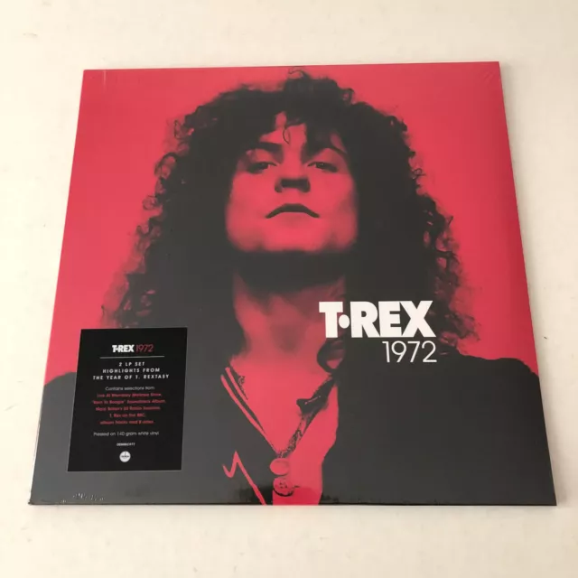 T.Rex : 1972 - 50th Anniversary Edition 2 LP, Blanc Vinyle