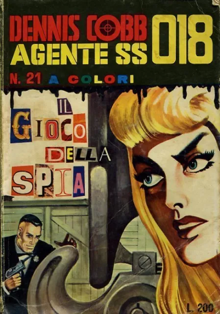 Dennis Cbb Agente Ss 018 N.21 A Colori - Corno 1967 [Fe322]