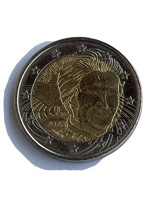 France - Pièce Rare commémorative de 2 euros - Simone Veil - 2018