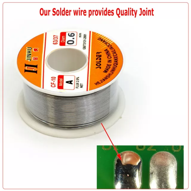 Quality Rosin Soldering Flux Paste Solder Welding Grease 50G + Wire 2