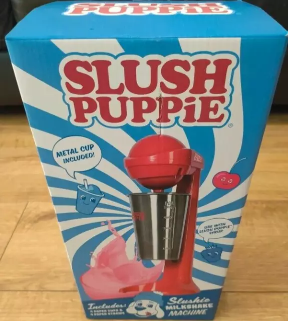 Milkshake Machine Slush Puppie 4 Paper Cups & Straws Included Bnib