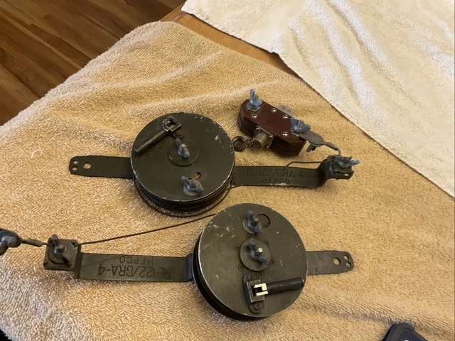 Military Radio HF Dipole Longwire Antenna + Reel Set RL-122 GRA-4 GRC-106 Etc.