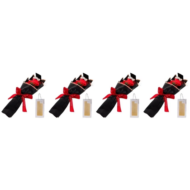 4 piezas ramo de graduación 36X16X8CM plástico señorita