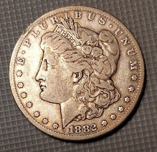 1882 CC Morgan Silver Dollar VF
