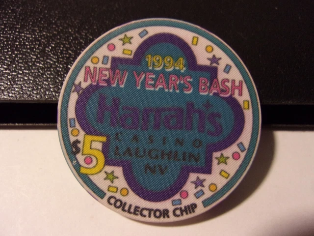 HARRAH'S HOTEL CASINO $5 hotel casino gaming poker chip - Laughlin, NV
