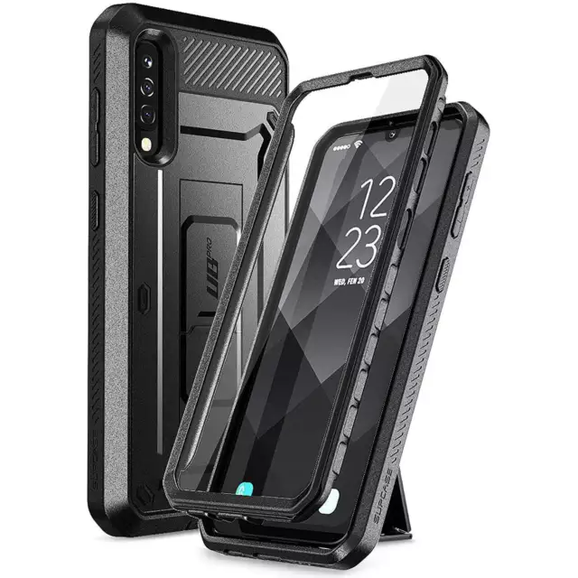 Handyhülle Supcase UB Pro für Galaxy A50/A30S Hülle Tasche Schwarz