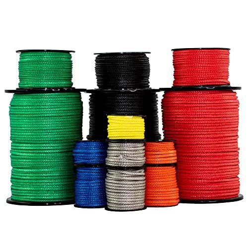 Hollow Braid HMPE Rope for Arborists, Boating, Camping, Crafting, Cord,