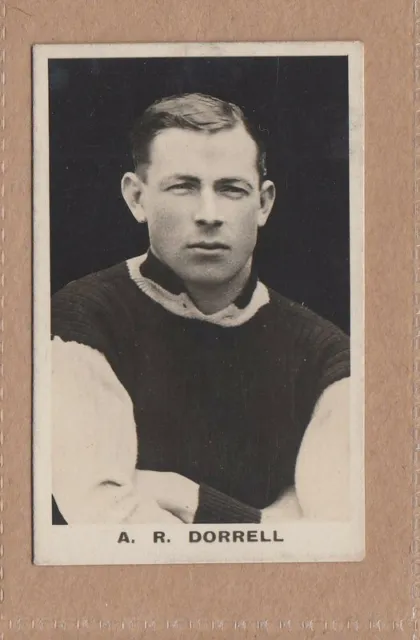 1922 DC Thomson Footballers Signed Real Photos - A R Dorrell, Aston Villa