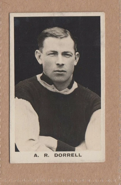 1922 DC Thomson Footballers Signed Real Photos - A R Dorrell, Aston Villa