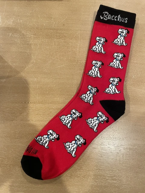 2024 MARDI GRAS Krewe Of Bacchus 101 Dalmatians Socks 10.00 PicClick