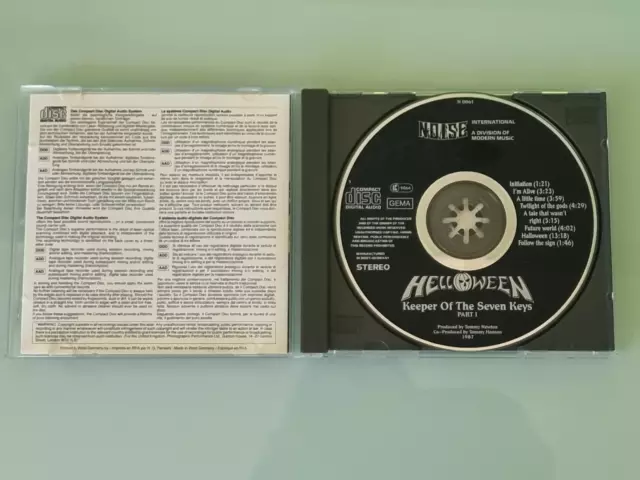CD - Helloween - Keeper Of The Seven Keys, Part 1 2