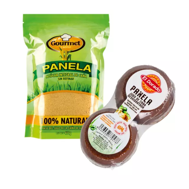 Zucchero di canna integrale PANELA dalla Colombia in blocco o polvere naturalmente non raffinato