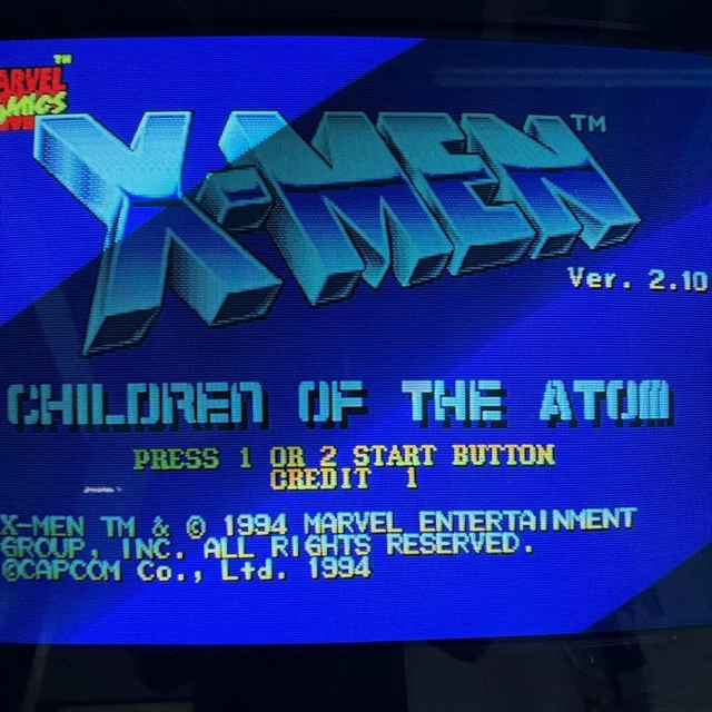 CAPCOM CP SYSTEM II CPS2 X-MEN Arcade P.C. Board PCB JAMMA Working ...