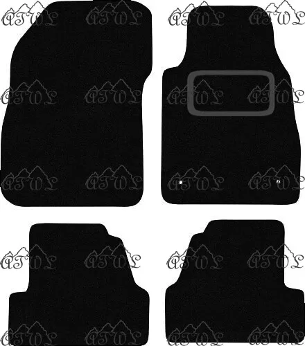 For Vauxhall Mokka X 2012 To 2020 Tailored Black Carpet Car Floor Mats. (2 Clps)