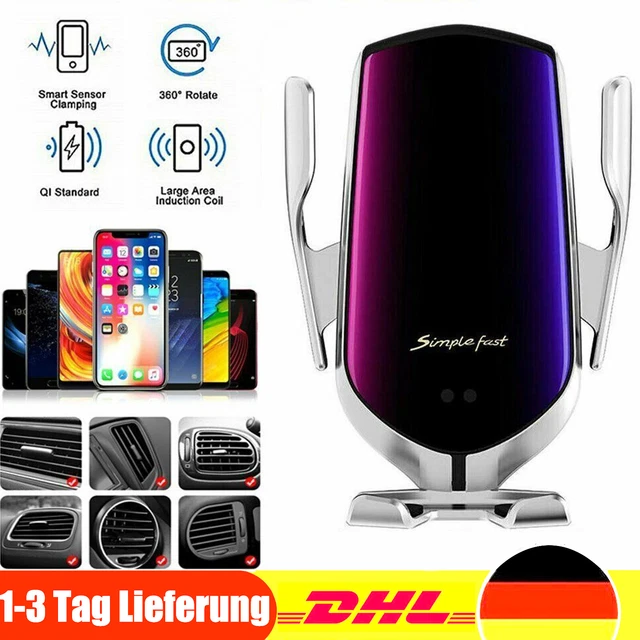 Qi Wireless Autohalterung für Handy Halter mit Induktive Ladefunktion Universal