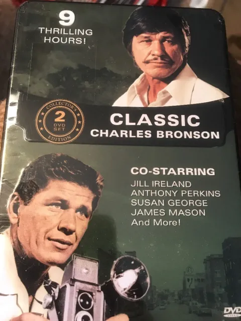 Classic Charles Bronson (2 DVD Set Steelbook) Factory Sealed