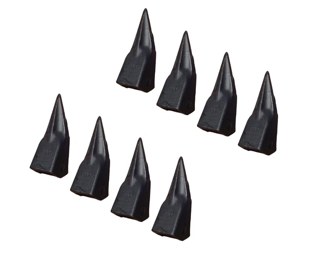 8 BACKHOE, EXCAVATOR, Skid Steer Bucket Tiger Rock Teeth 230TL, TT230L