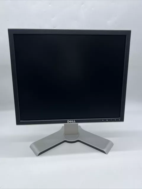 Dell 1907FPt 19"LCD Rotating Office Monitor W Stand VGA DVI Tested Working