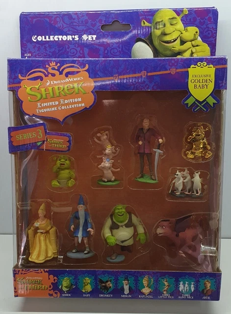 SHREK THE THIRD Edición Limitada Colección de Figuras Serie 3 2007 ...