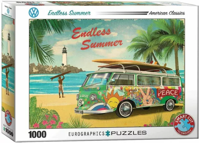 Eurographics Puzzle 1000 Pièce Jigsaw - VW Endless Été EG60005619